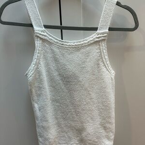 Banana Republic Gray Ribbed Tank Top